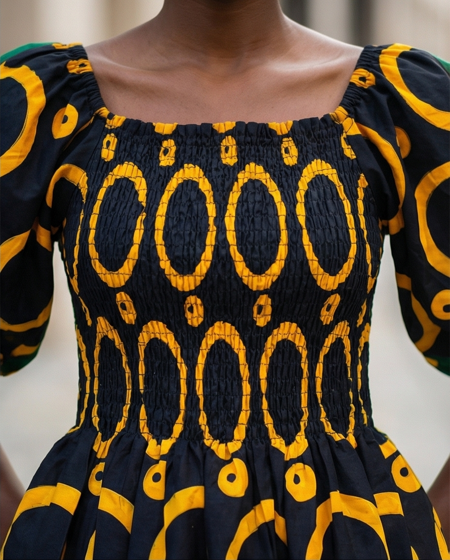 Smocked Bodice Dress