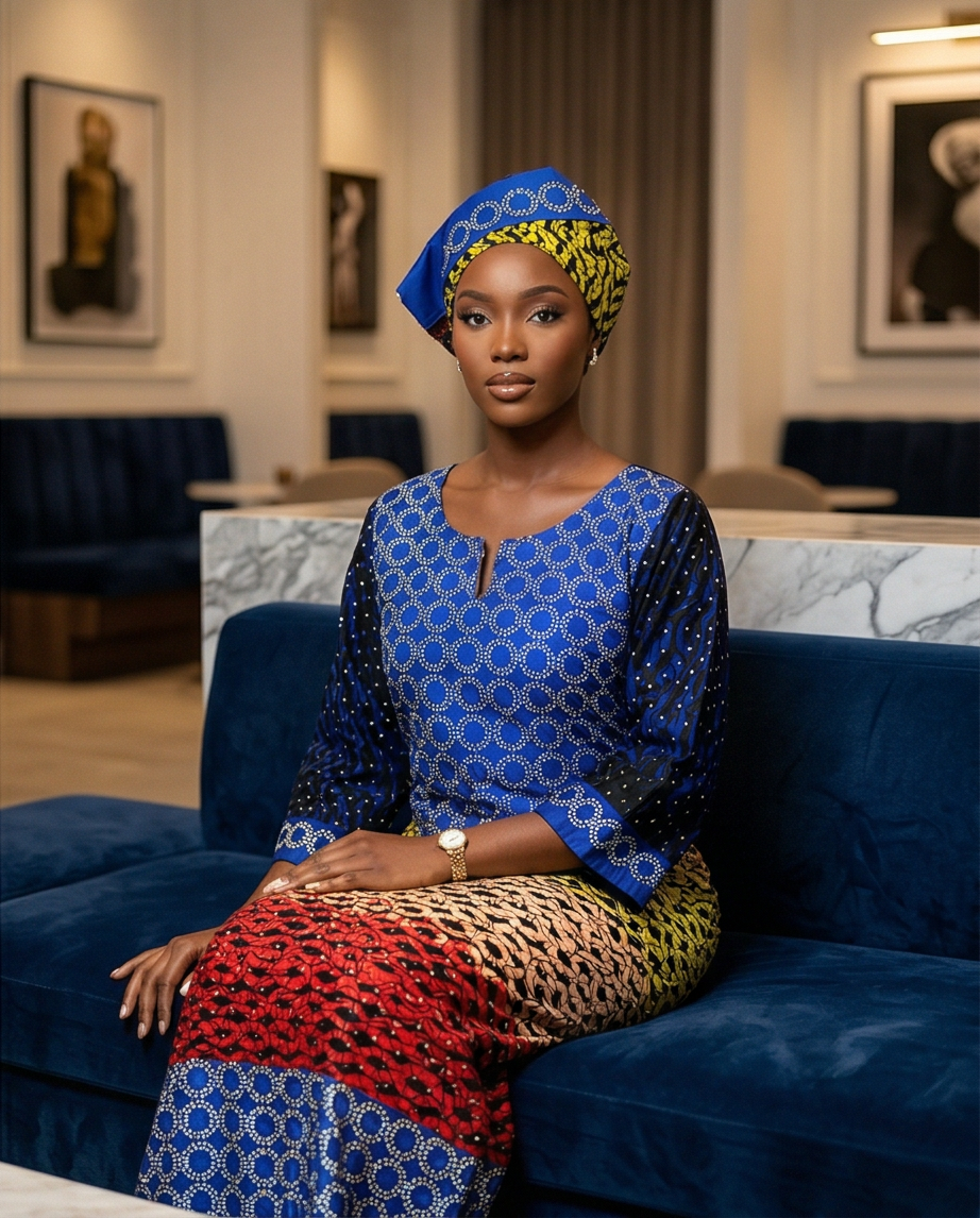Olori Long Stoned Dress
