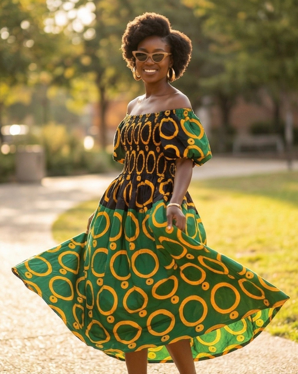Smocked Bodice Dress