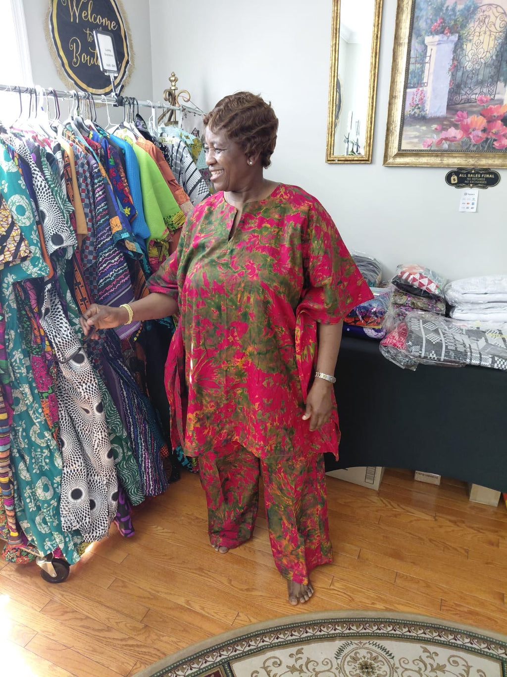 Ayo Knee length tunic top & Pant set