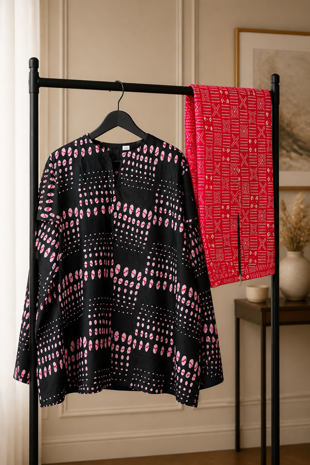 Ayo Knee length tunic top & Pant set