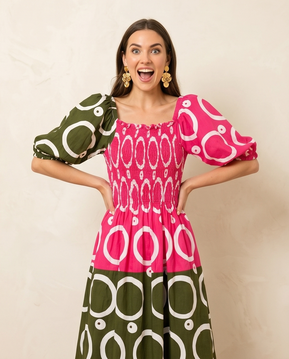 Smocked Bodice Dress