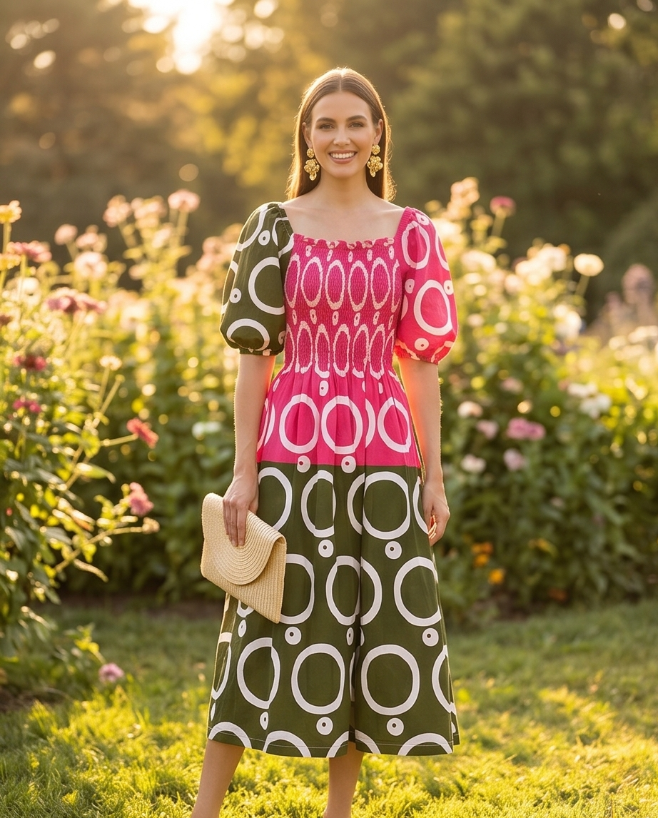 Smocked Bodice Dress