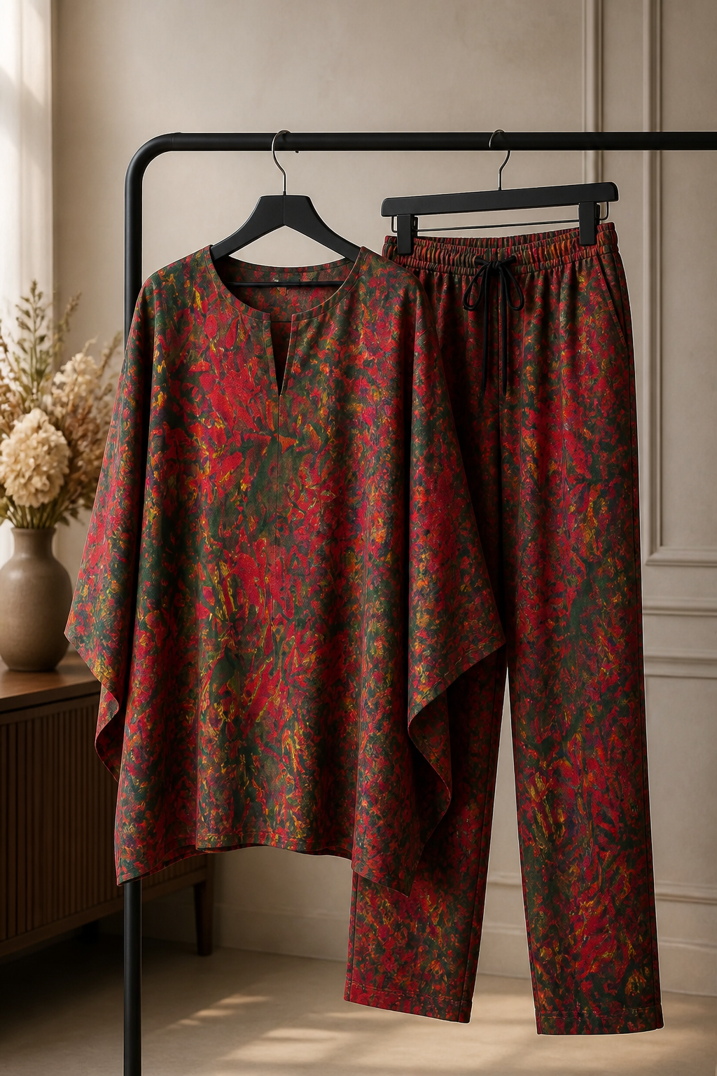 Ayo Knee length tunic top & Pant set