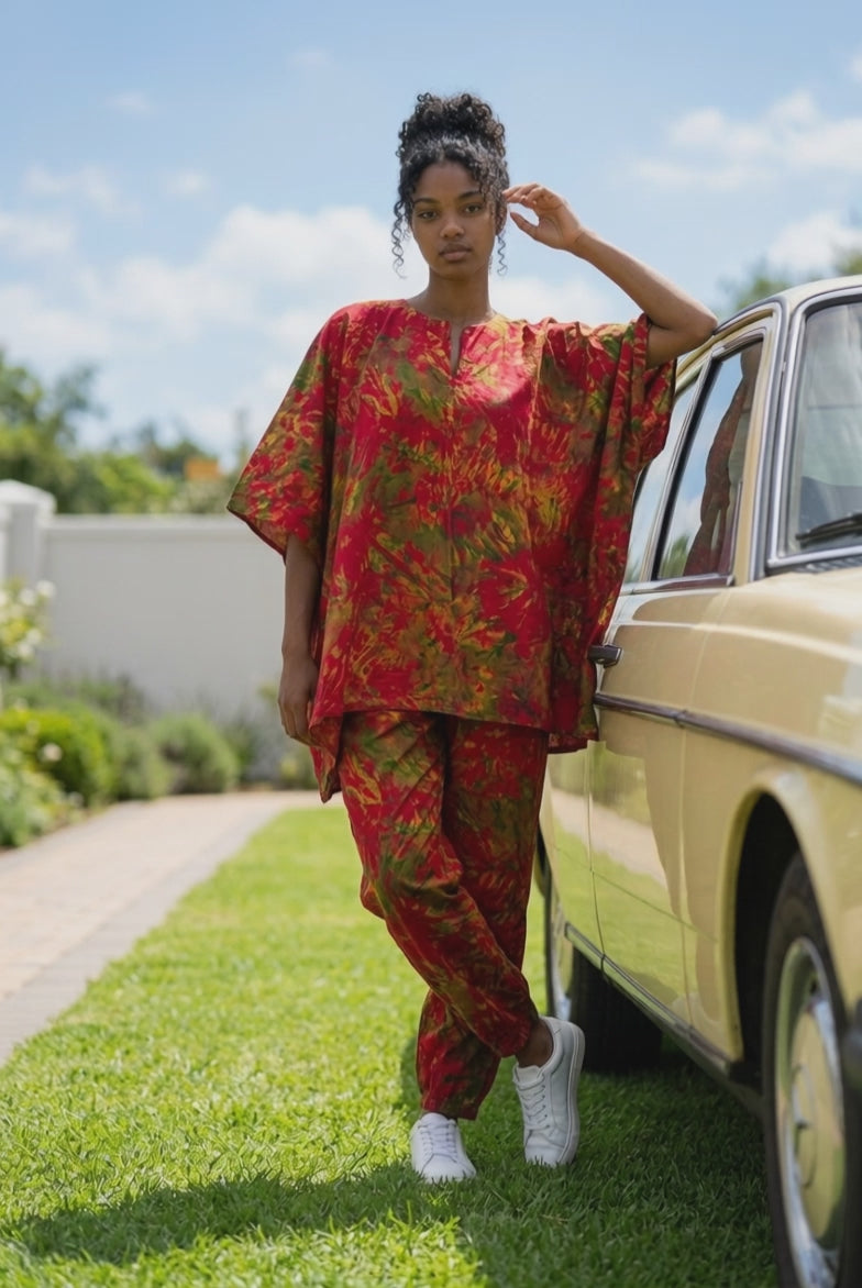 Ayo Knee length tunic top & Pant set