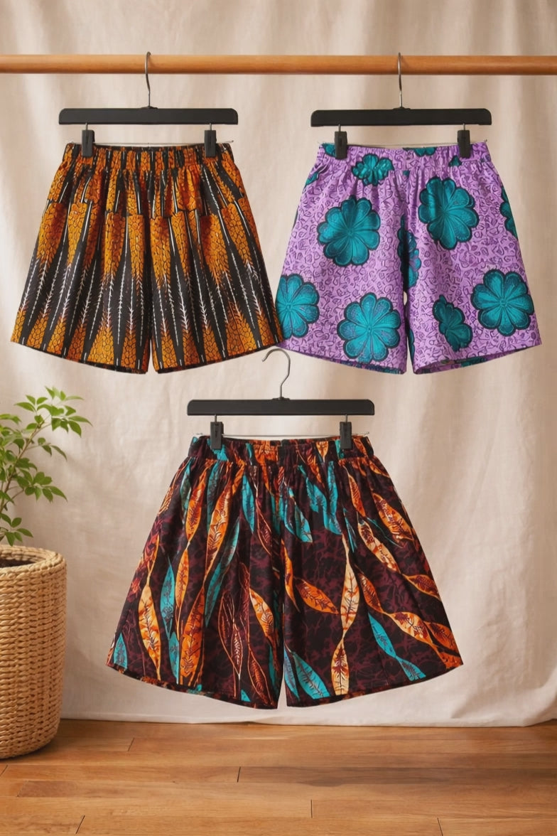 Ankara Shorts